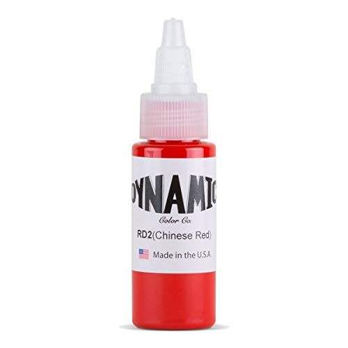 Dynamic Tattoo Ink Color Chinese Red 1oz
