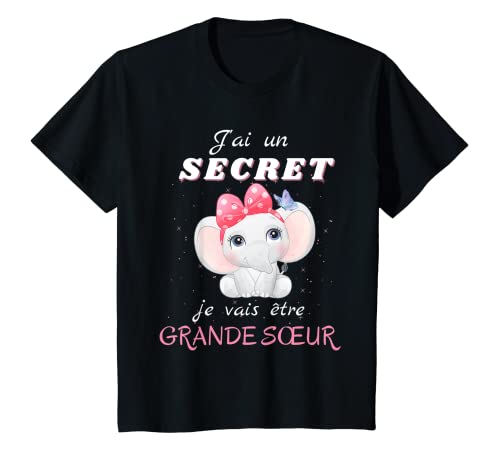 Niños Regalo para niña muy pronto como hermana de Anonce Future Camiseta