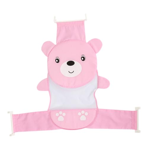 GOOHOCHY 可能なベビーシャワーネット 用 バスサポートネット 新生児対応 滑り止め設計 快適な入浴補助 粉色