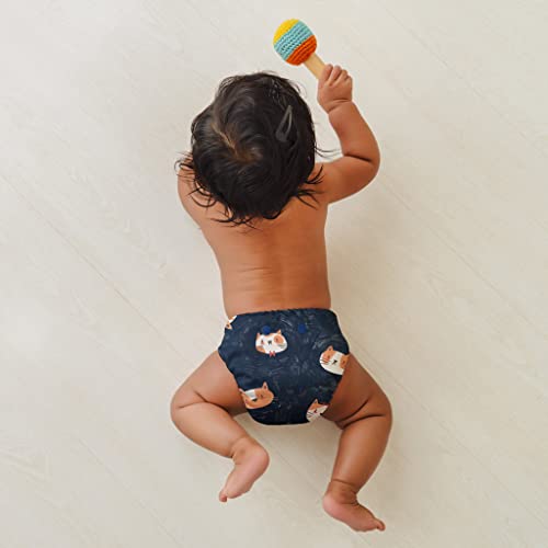Image of SuperBottoms Swimming Diapers for Babies & Toddlers - Reusable & Adjustable Swim Diapers - Washable Cloth Diapers - Skin Friendly Fabric - Easy to Clean - Fits 3M - 3Y