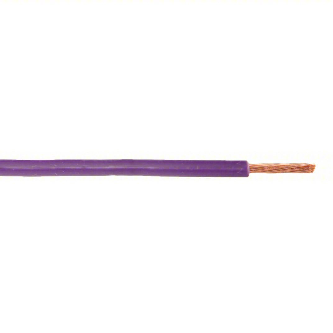 14 Gauge Purple Primary Wire - 25 FT Coil - USA Made Cable