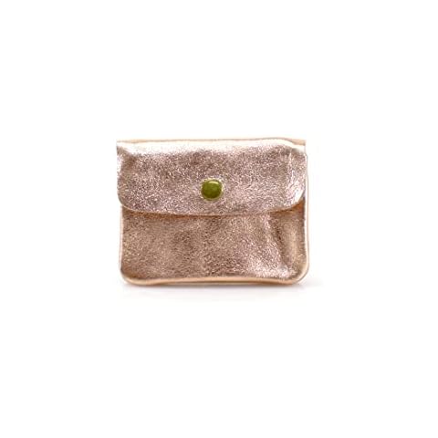 clicktostyle Rose Gold Leather Coin Purse Cover