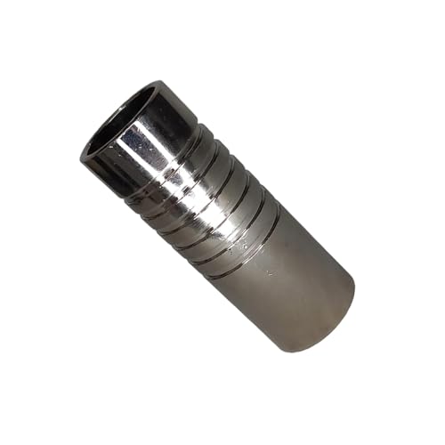 Bocal Aletado Reto Longo 19mm X 65mm Tocha Mig Mag Com Rosca OT ME 512 SBME 235 450 470 551W