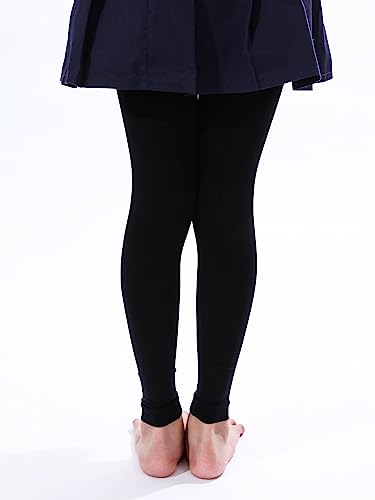 EVERSWE Girl's Microfiber Footless Tights, Ballet Dance Tights, Ultra Soft Leggings3