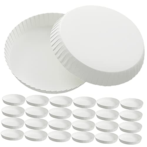 150pcs Disposable Paper Cup Lids Dustproof Drink Covers for Bar/Restaurant/KTV Hotel Room Cups 7cm Diameter