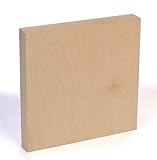 American Easel 6 Inch by 6 Inch by 1 5/8 Inch Deep Cradled Painting Panel