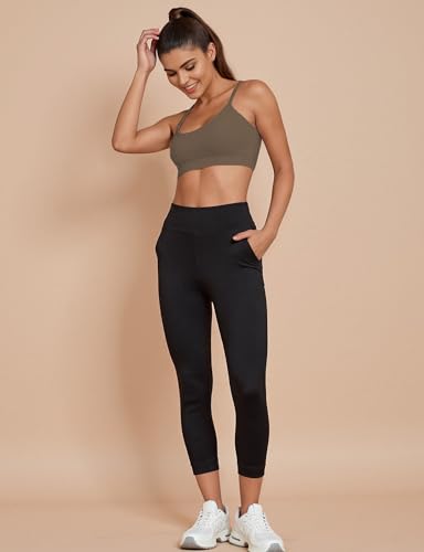 Image of Buauty Sports Bra for Women, U Neck Adjustable Spaghetti Strap Workout Bra with Removable Cups for Yoga Pilates Gym