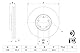 Bosch BD2526 Bremsscheiben - ECE-R90 Zertifizierung - eine Bremsscheibe