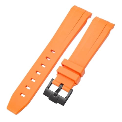 Bracelet MoonSwatch silicone camouflage haut de gamme à bout incurvé pour montre sport 20 mm