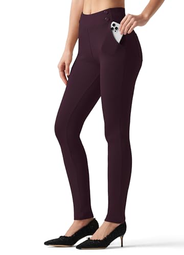 Pantalon de yoga pour femme taille haute élastique et pantalon de bureau