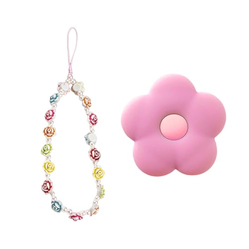 1 Folding Bracket, 1 Mobile Phone Chain, Mobile Phone Grip, Mobile Phone Grip On The Back Of The Mobile Phone, Mobile Phone Grip Bracket