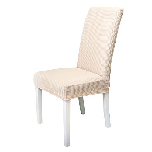 Housse de chaise extensible imperméable amovible lavable 4pcs