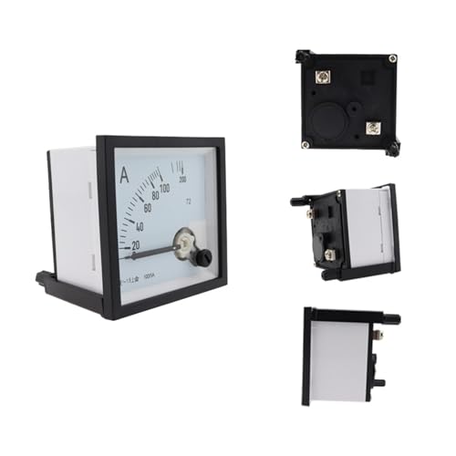Ampèremètre analogique SQ-72 à aiguille de dimensions 72 x 72 mm calibre 5A
