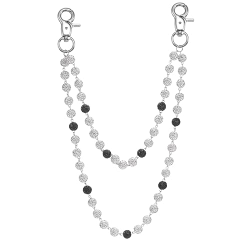 Cadena de cerámica y diamantes de imitación MECCANIXITY de acabado exclusivo
