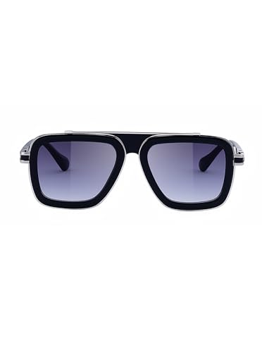 Image of Fashion Men Sunglasses Square Frame Shades for Men UV400 Protection Sunnies(98082)