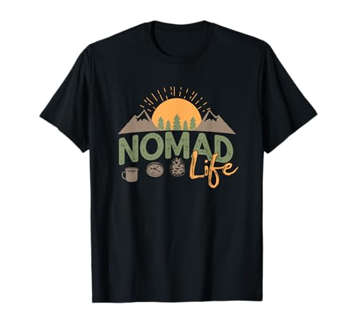 Nomad Life RV Voyage Camping Overlanding 4x4 Adventure T-Shirt
