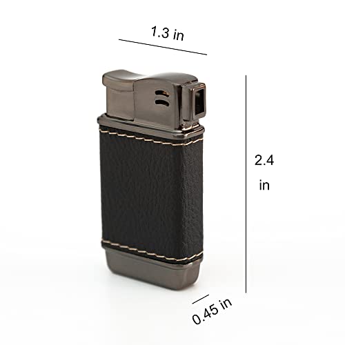 Encendedor Small Pipe de cuero con llama suave miniatura 2