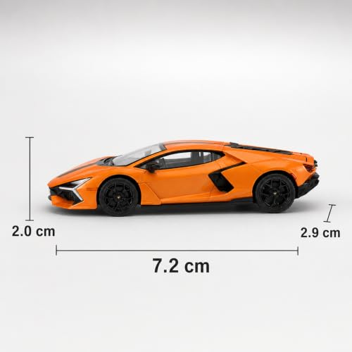 Image of Wizplex CCA Officially Licensed Lamborghini Revuelto 1:64 Scale Die Cast Metal Car - Collectible Alloy Supercar Model with Free-Rolling Wheels, Display Showpiece for Kids 3+ & Car Enthusiasts