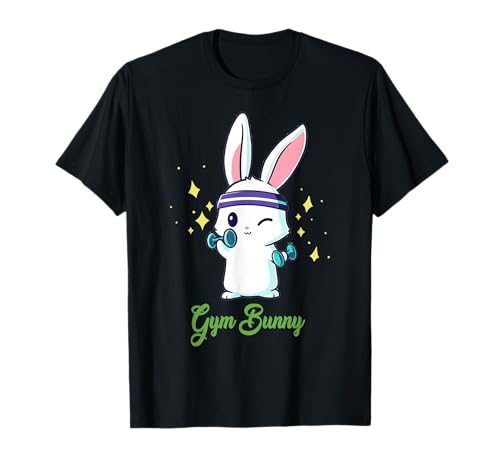 Gym Bunny Unisex Fitness Rabbit Lover Gym Workout T-Shirt