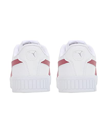 Image of Puma Womens Carina 2.0 White-Dusty Orchid-Silver Sneaker - 5 UK (38584906)