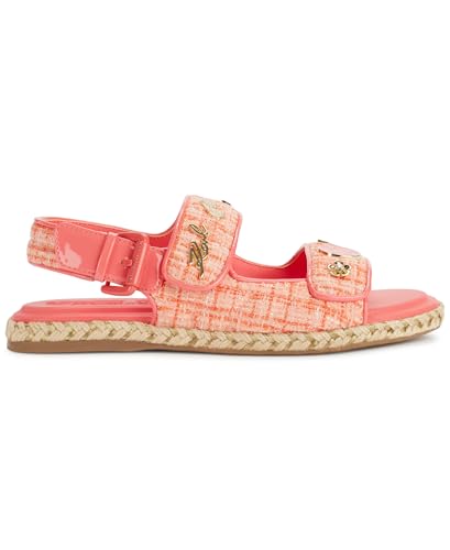 Image of KARL LAGERFELD Women's Charlay Double Strap Sandal With Pin Embellishments