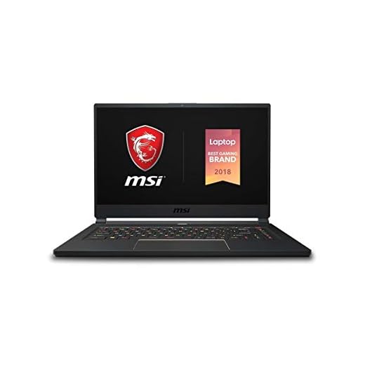 MSI GS65 Stealth-422 15.6" Gaming Laptop, 240Hz Display, Thin Bezel, Intel Core i7-9750H, NVIDIA GeForce RTX2070, 32GB, 512GB NVMe SSD, Thunderbolt 3