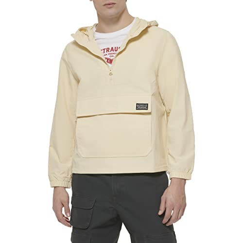 Image of LEVI'S Men's Lightweight Taslan Hooded Popover Windbreaker Jacket