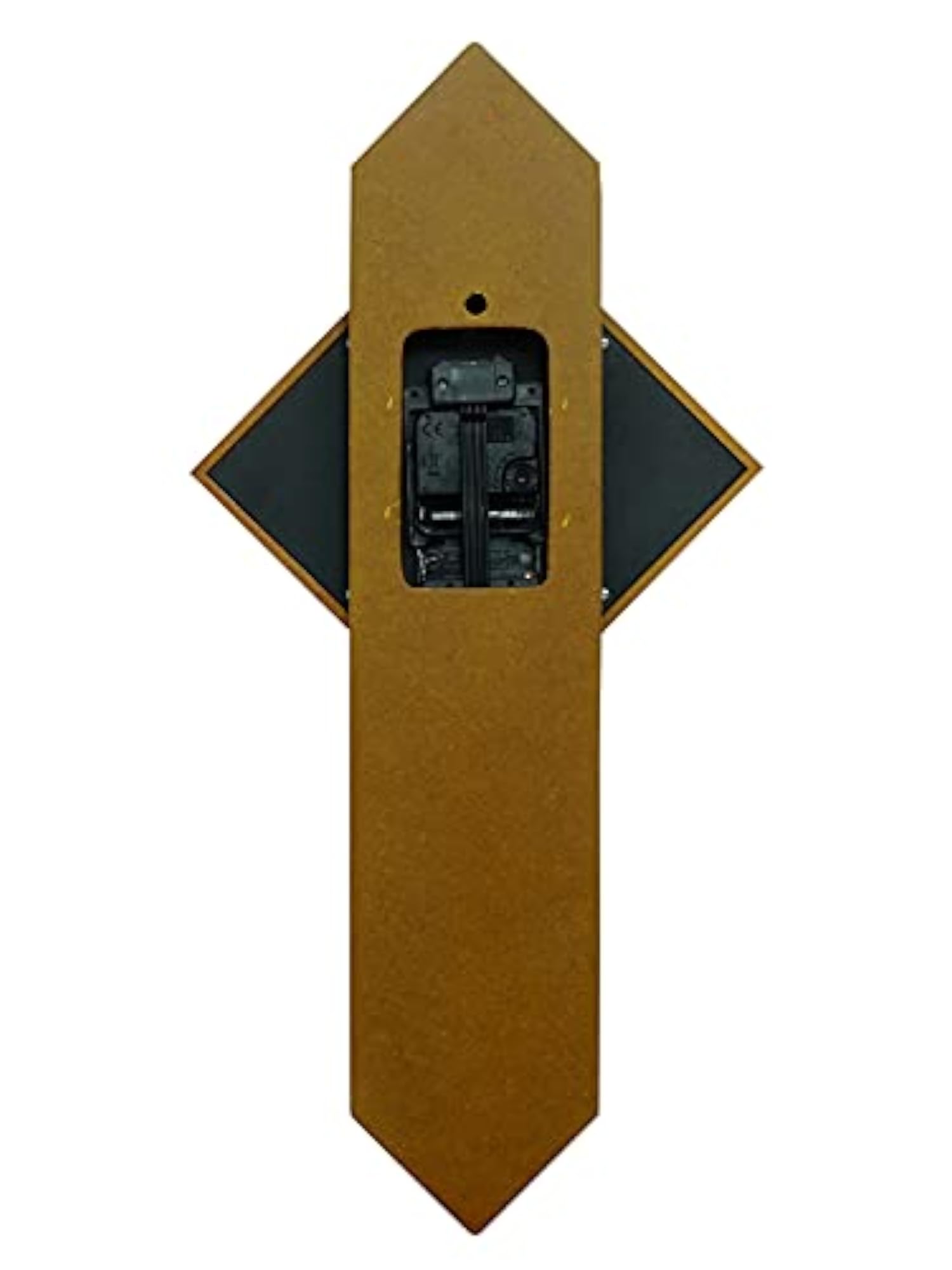 Decorative Wooden Case Square Dial Analog Pendulum Wall Clock