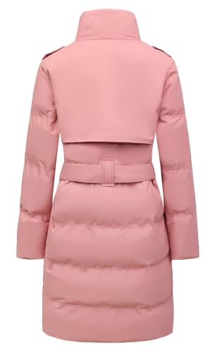 MOERDENG Women's Waterproof Long Winter Coat Warm Puffer Jacket Thickened Down Parka Maxi Coat2