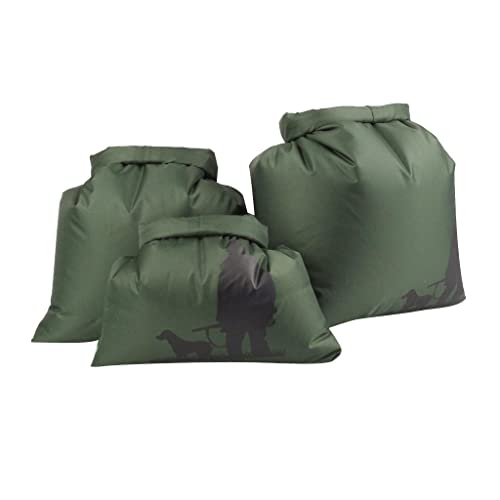 Fancyes Seco Leve Impermeável com 3 Unidades para de Camping Canoa Caiaque Rafting, Exército verde