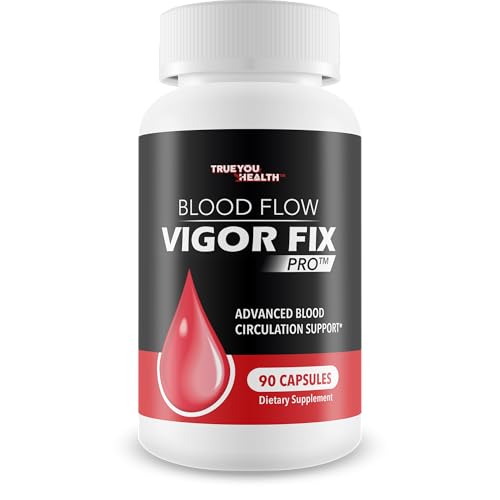 Blood Flow Vigor Fix Pro - Our Best Blood Flow Supplement for Men - Poor Circulation Supplements - Blood Circulation Supplements for Men to Increase Blood Flow - Healthy Blood Flow - Men Blood Flow