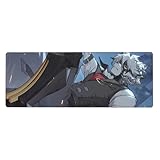 マウスマット ゲーミングマウスパッド 大型 ゼンレスゾーンゼロ ZZZ フォン・ライカン 獣人 ケモノ アニメ柄 周辺 萌えグッズ キーボードパッド 滑り止め 耐久 レーザー&光学式マウス対応 仕事 自宅用 お手入れ簡単 800×300×3mm