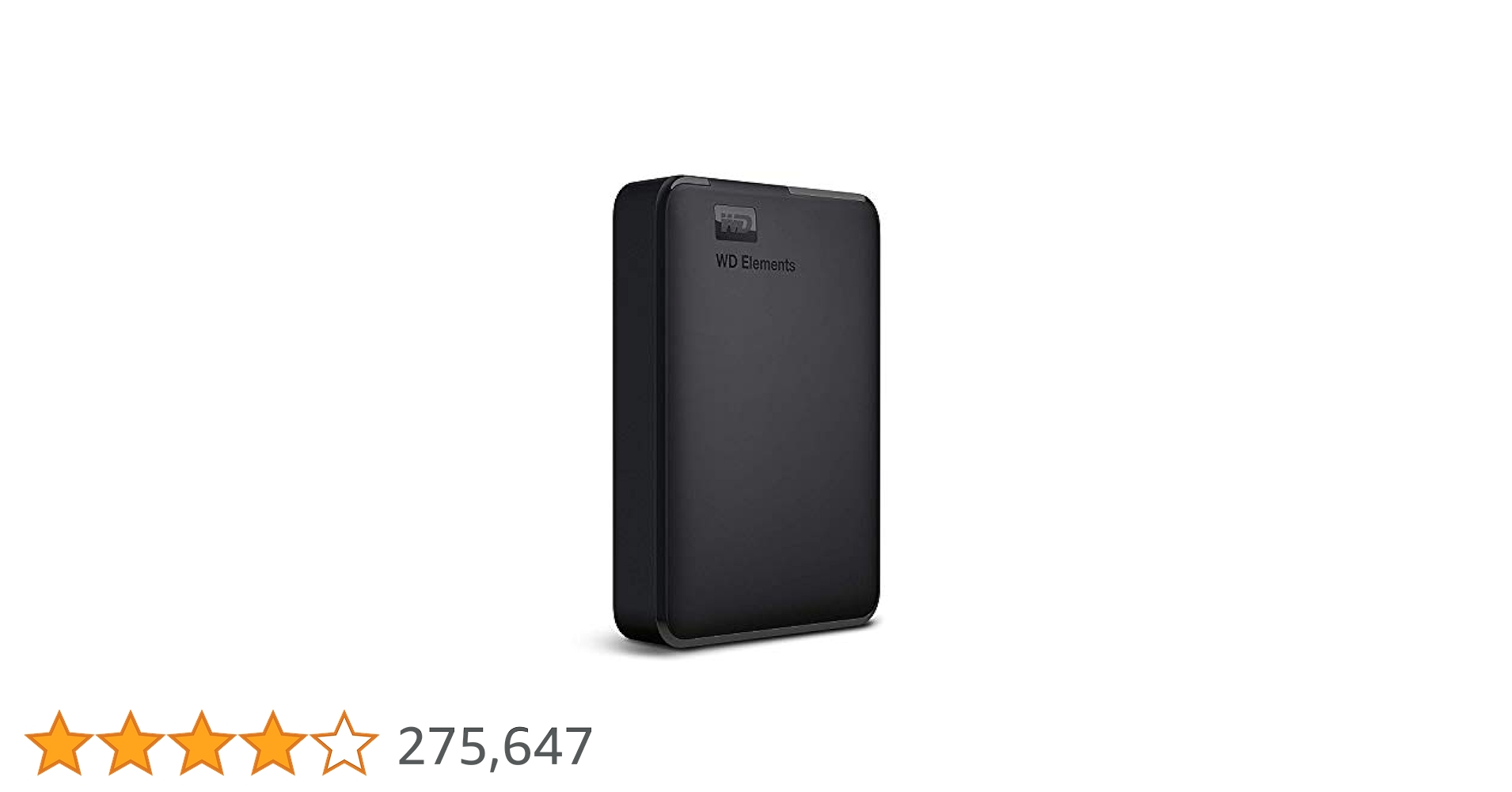 WD Elements 外付けHDD 5T USB 3.0 使用時間少なめ Amazon