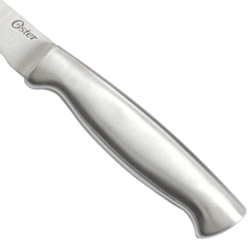 Oster Baldwyn 4 Piece Stainless Steel Serrated Steak Knives #TOP6