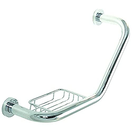 BRAVAT Varuna Badewannengriff, Messing, Chrom, 125 x 415 x 228