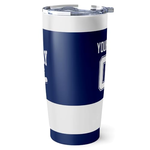 Image of ANTKING Tampa Bay Tumbler 20oz Custom Name Number Travel Mug Gifts | Stainless Steel Insulated Coffee Cup for Men Women