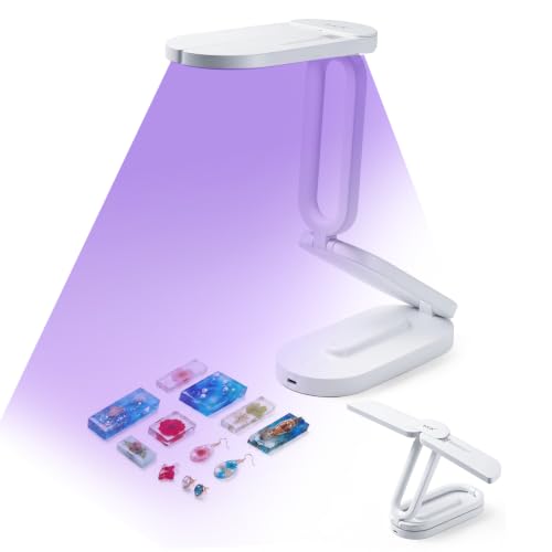 LKE UV Light for Resin 4000mAh (3H) Cordless Foldable Lamp 365nm 405nm