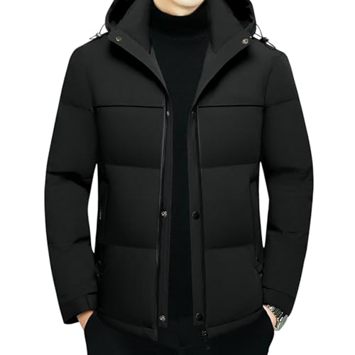 Manteau d'hiver médiéval long pour homme avec capuche mince