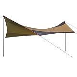 BBGS Campingplanen Hängematte Regen Fliegenzelt Tarp Wasserdichter Überdachungsschutz Im Freien Strand Zeltplane Schatten für Picknick-Wandern Im Freien (Color : Style 2)