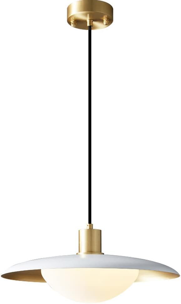 Lampe suspendue de chevet en verre pour éliminer l'encombrement des tables