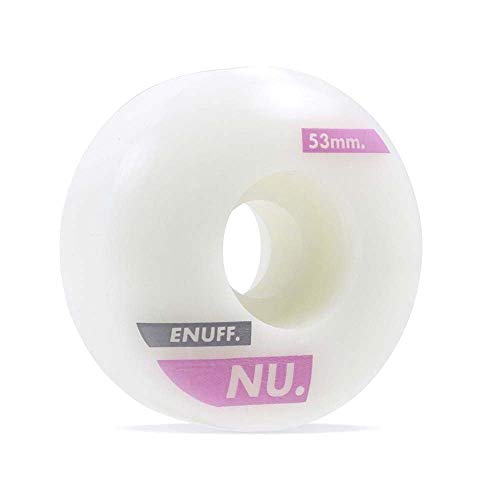 Enuff Skateboards NU. Wheels Ruedas Skateboard, Adultos Unisex, Multicolor (White/Pink), 52 mm