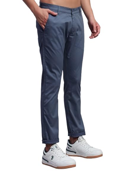 Men's Regular Casual Cotton Pants | Trousers | Stretchable Pants-image-33