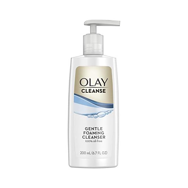 Olay Cleanse Gentle Foaming Face Cleanser for Sensitive Skin, Fragrance Free, 6.7 Fl Oz (Pack of 3)