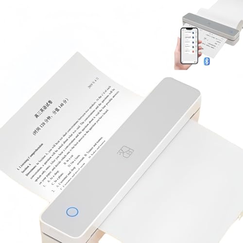 Bluetooth�v�����^�[ �|�[�^�u���C���N���X�v�����^�[ ���^ �y�� 203/300DPI������ A4�Ή� �[�d�� PC/�X�}�[�g�t�H���Ή� ��Ɨp�A�w�������A�I�t�B�X/�l�g�p�ɕ֗� (MT610)