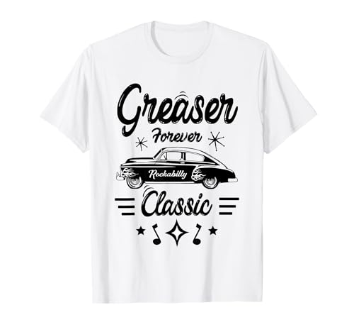 1950s Sock Hop Costume Retro 50s Vintage Rockabilly Greaser T-Shirt