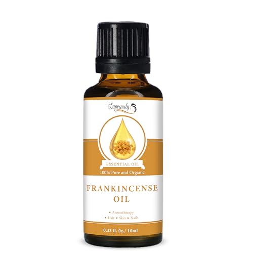 Supremely Indian Frankincense Essential Oil - 10ml | Pure Natural Oil for Aromatherapy, Diffusers, and Bath | Elevate Self-Care, Massage, and Skin Regimen | Vegan & Made in The UK