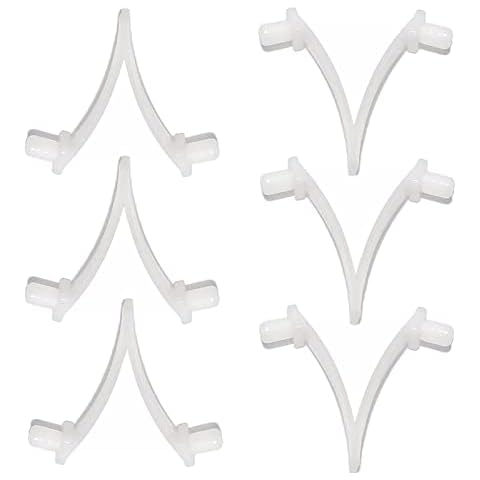 ATIE Pool Butterfly Clip V Clip Pool Attachment Clips for Swimming Pool Spa Brush, Leaf Skimmer, Vacuum Head, Mini Jet Vacuum, Telescopic Pool Pole (6 Pack) Cover