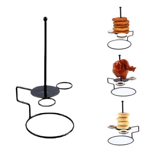 ZYYANSHOP Canasta de bocadillos Vajilla de Hierro for Restaurante, Rejilla for Pollo a la Parrilla, for Aros Cebolla, for Bagels Acero Inoxidable