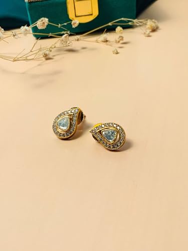 Joyas Kundan Polki de latón antialérgicas que no pierden brillo 4
