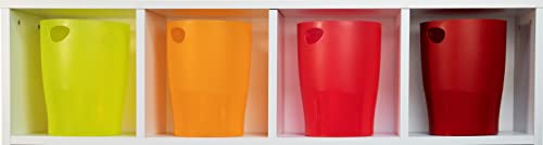 Poubelles ECOBIN translucides 15 litres avec poignées intégrées couleur vert anis - 6